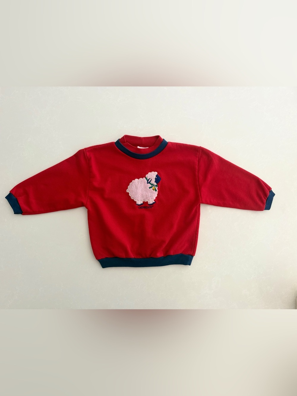 Vintage 90s OshKosh B’gosh Sheep Sweatshirt (Made in USA) • Size 3T